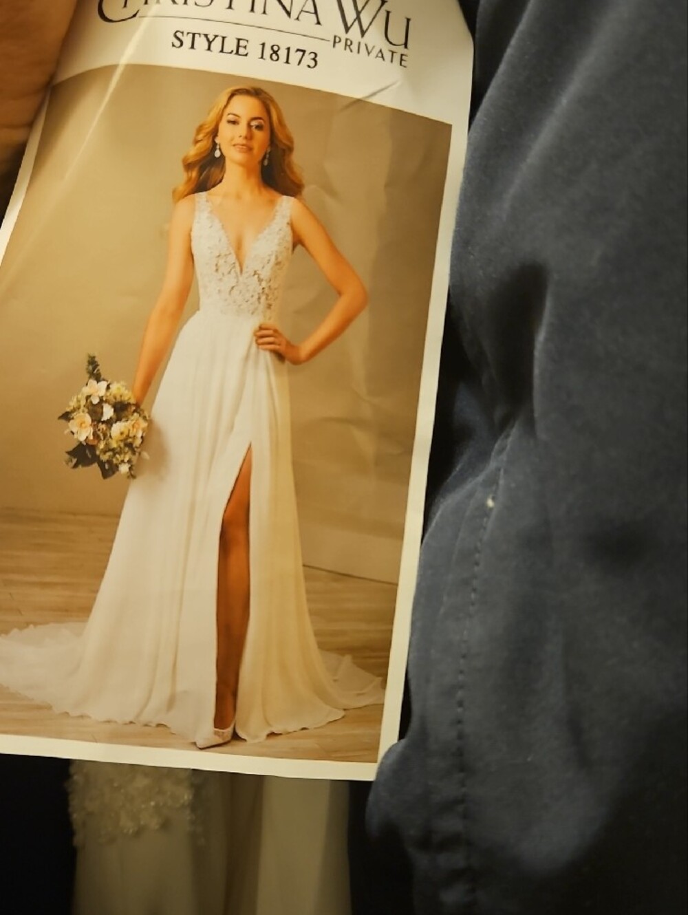 Christina Wu Ivory Wedding Dress
